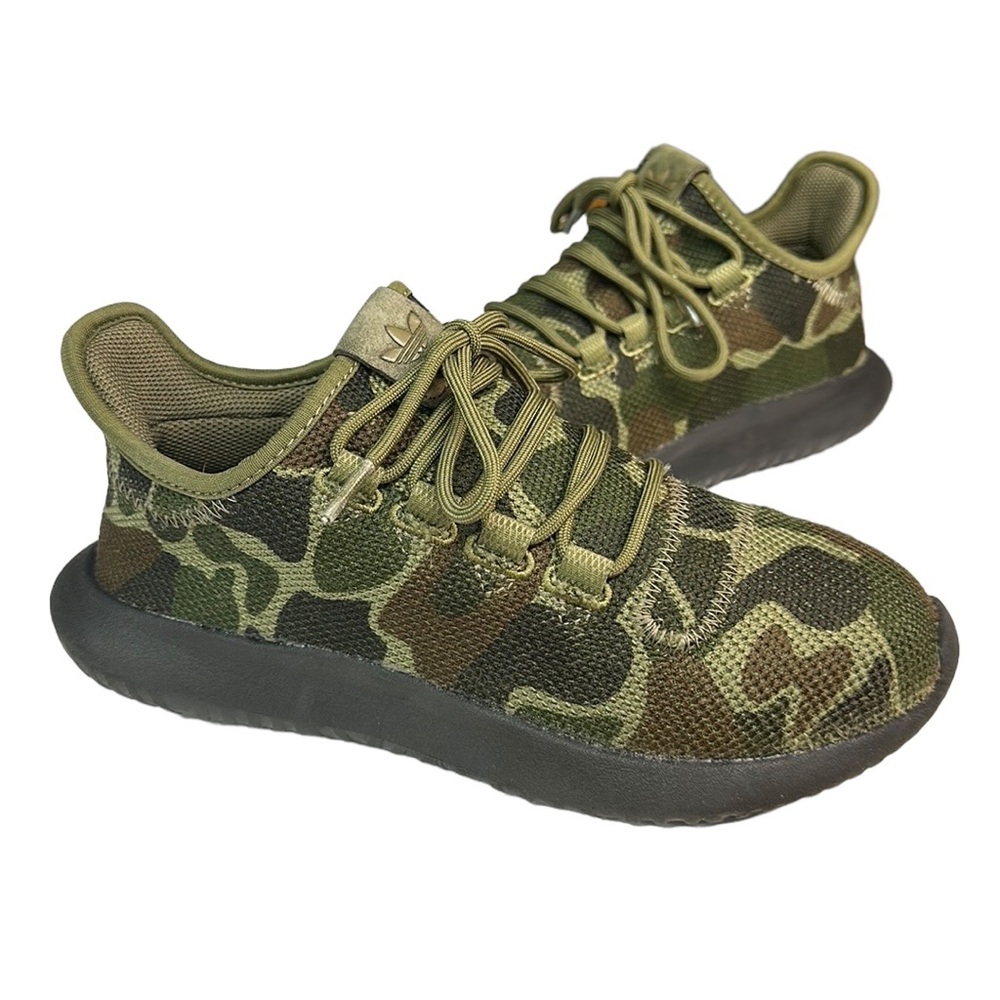 Adidas Ultraboost Green Camo Black Tubular Shadow PYV702001 Shoes Sneakers 5.5